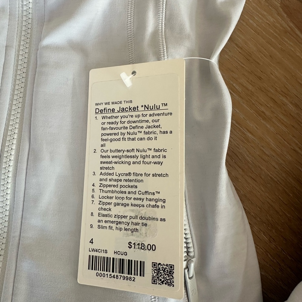 Light blue Define Jacket Nulu Lululemon - Picture 8 of 8